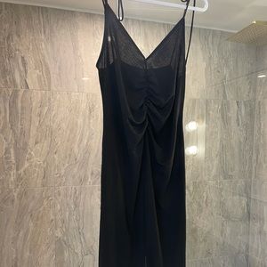 Zara Black Long Dress with Slit